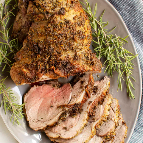 Honey Mint Rosemary Lamb Roast (Boneless)